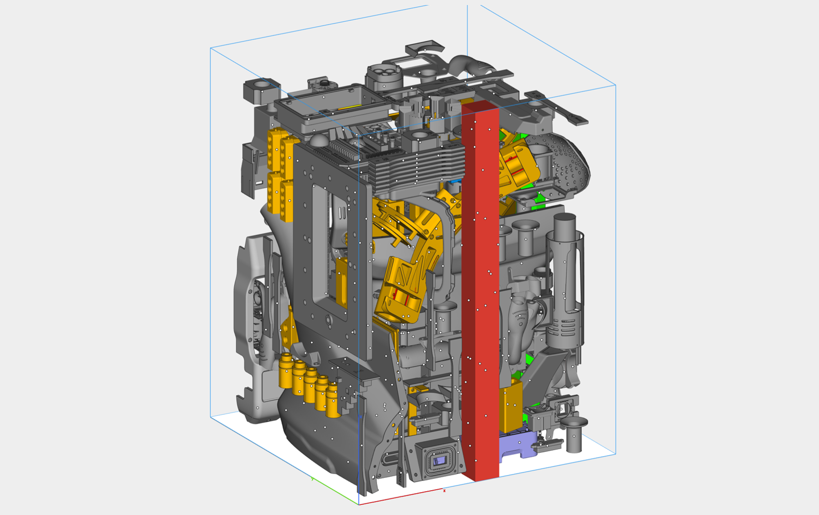 Seven customer orders nested into one planned SLS build