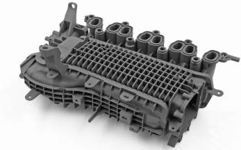 Automotive intake component produced with SLS