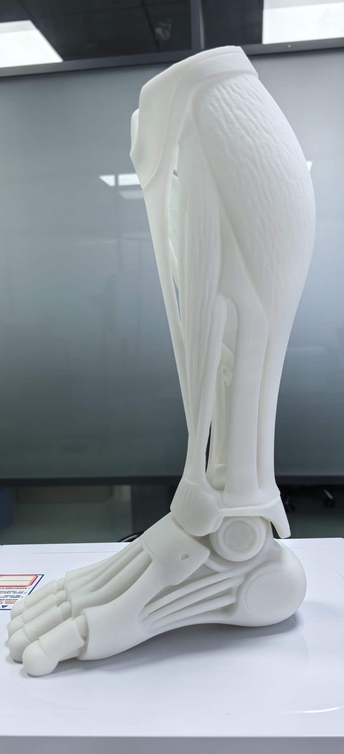 SLS printed component for robotics and automation
